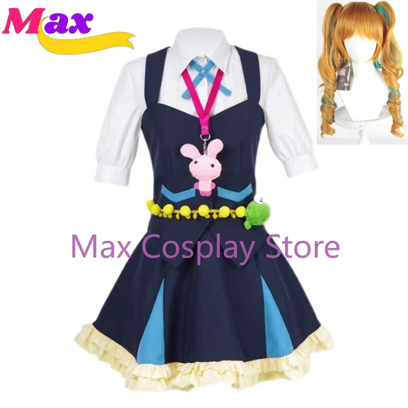 

Max Cos Anime Kiznaiver Cosplay Niyama Nico Costume Party Uniform Full Set Kawaii Lolita Suit