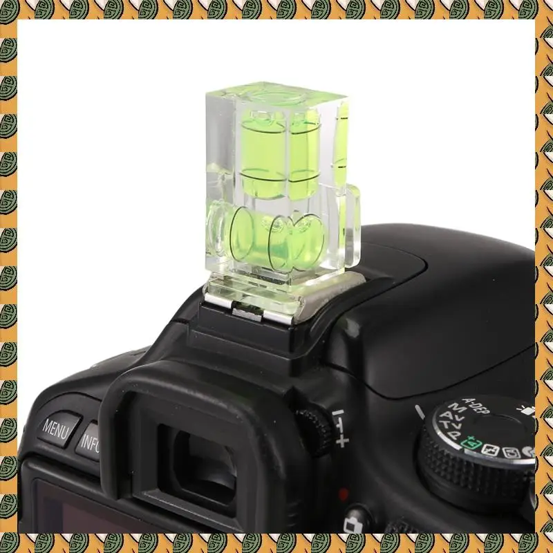 A77I 2 PCS Hot Shoe Bubble Level Camera Two Axis Spirit Level For Digital And Film Camera