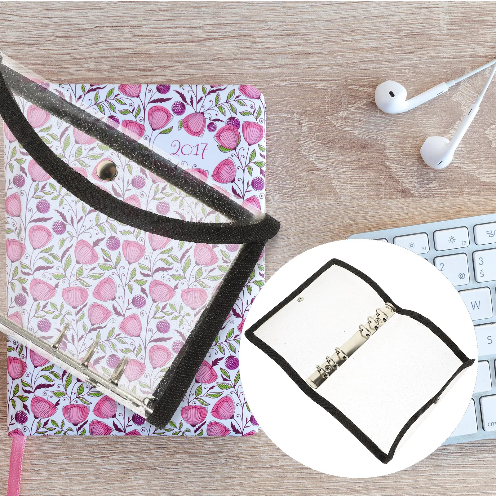 

PVC Loose Leaf Shell Notebook Refillable Binder Cover Protector Filling Plastic Loose-leaf Pages