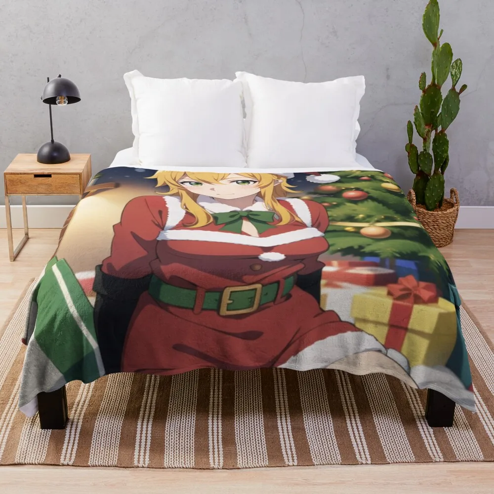 

Christmas Waifus- Namii Throw Blanket Blankets For Baby Soft Plush Plaid Blankets