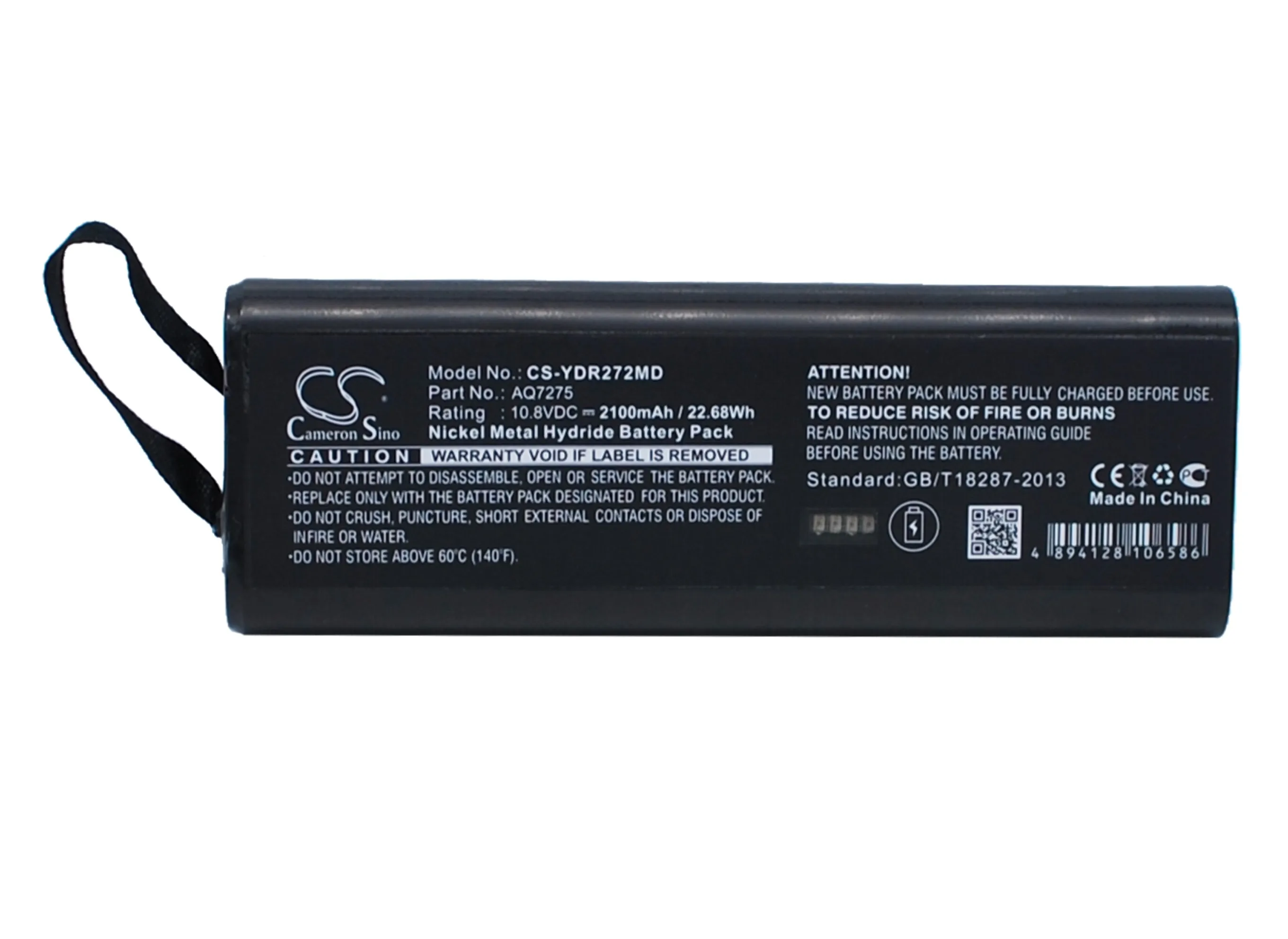 CameronSino Battery for Yokogawa OTDR AQ7275/AQ7270 fits Yokogawa BDR15D Medical Replacement battery 2100mAh/22.68Wh 10.80V