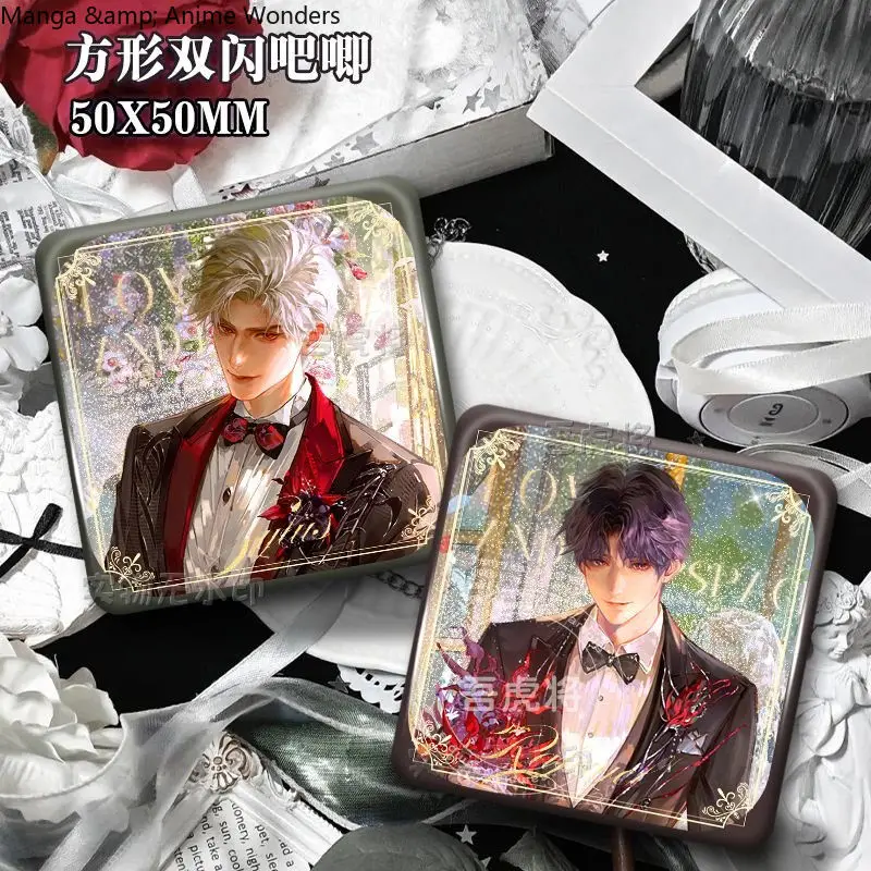 

Игра Аниме Любовь и Глубокий космос Силус Рафейэль Косплей Подарок на день рождения Значок Брошь Рюкзак Подвеска 2 шт. Коллекция Хэллоуин