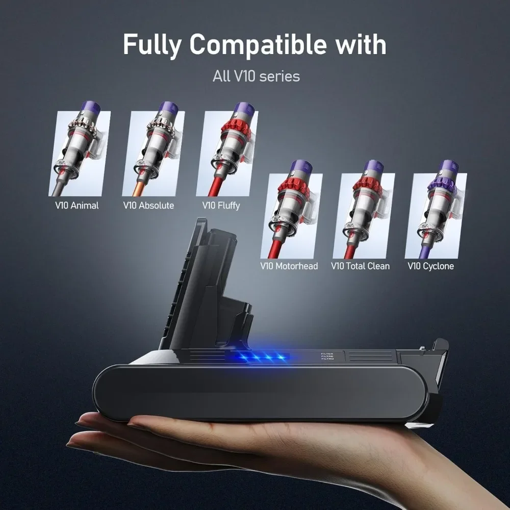 

For Dyson V10 8000mAh 25.2V Battery for Dyson SV12 Battery Absolute Animal Li-ion Vacuum Cleaner Rechargeable BATTERY SV12