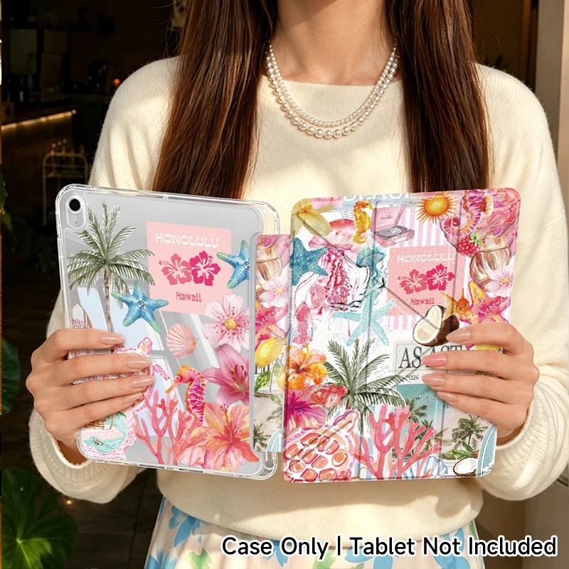 1PC Y-Fold Transparent Acrylic Case for iPad 11th Gen, iPad 10.2/10.5, Mini 6/7, Air 10.9, Pro 11, Air 6/7
