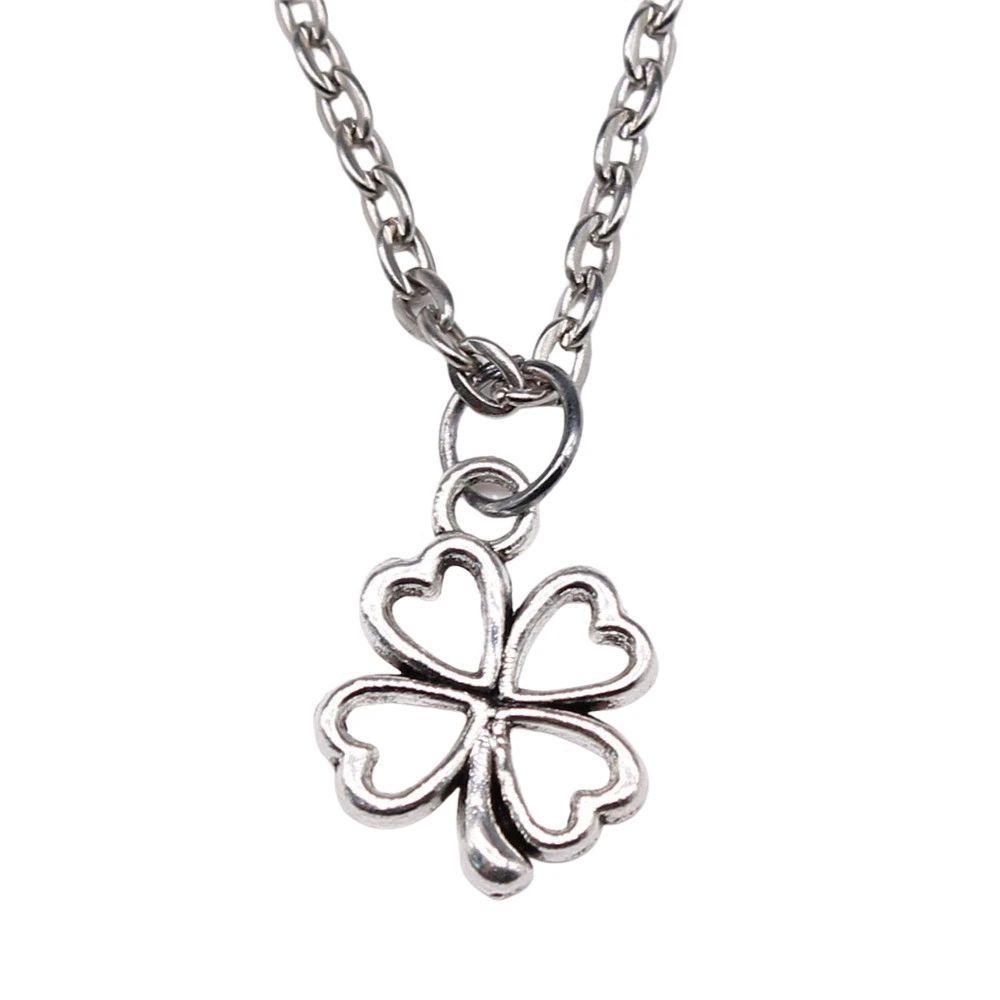 Male Necklace Newarrivals Necklace On The Neck 43Cm Chain Chokers Choker Clover Mushroom Leaf