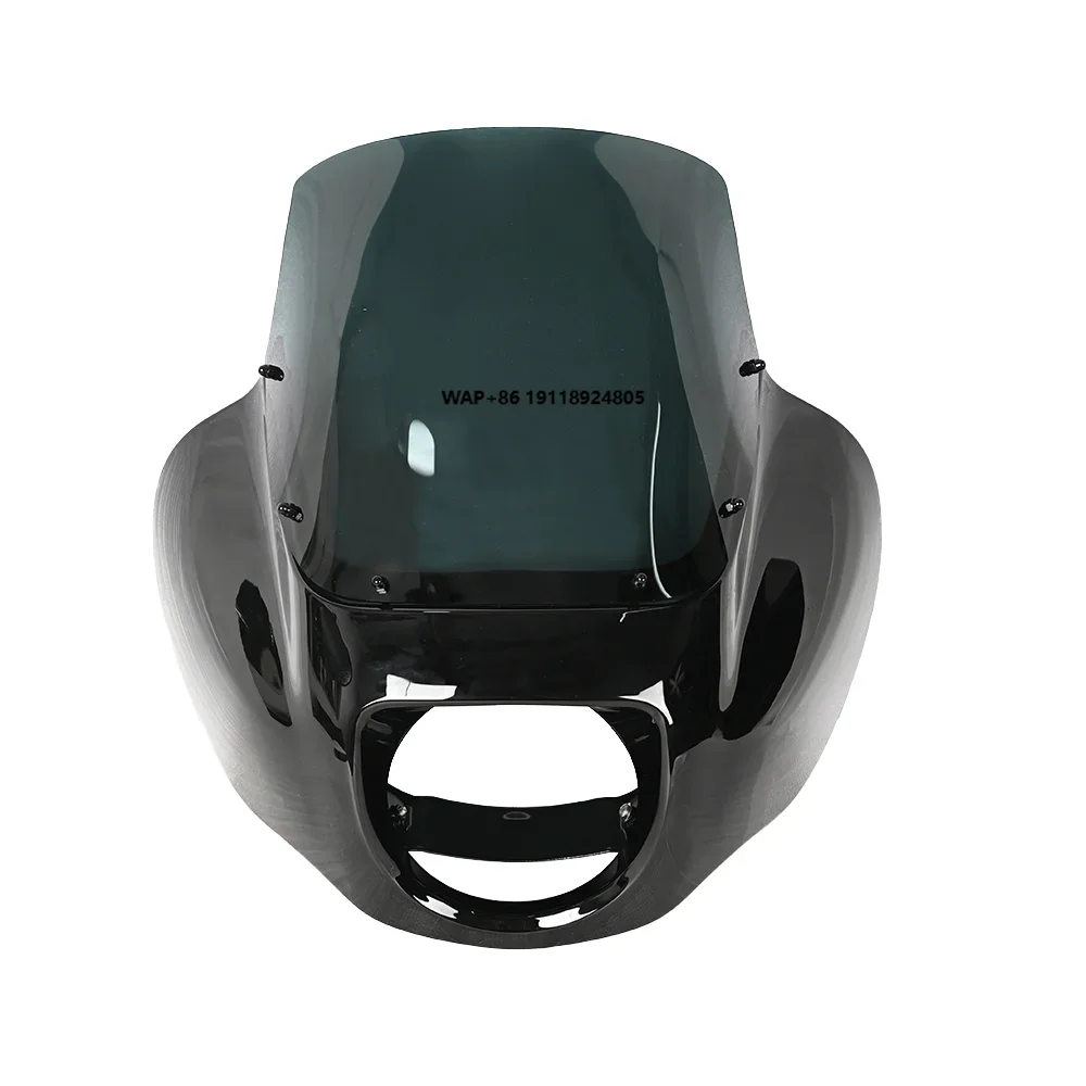 

2018-2024 for Softail Street Bob Windshield & Quarter Fairing Black Plastic Fit with 13-Inch Height