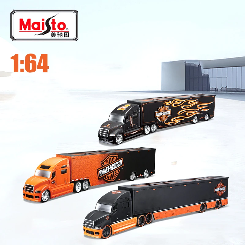 Maisto 1:64 MACK Anthem LoneStar UP Transport Casting Manufacturing Trailer Model Simulation Model Alloy Car Collection