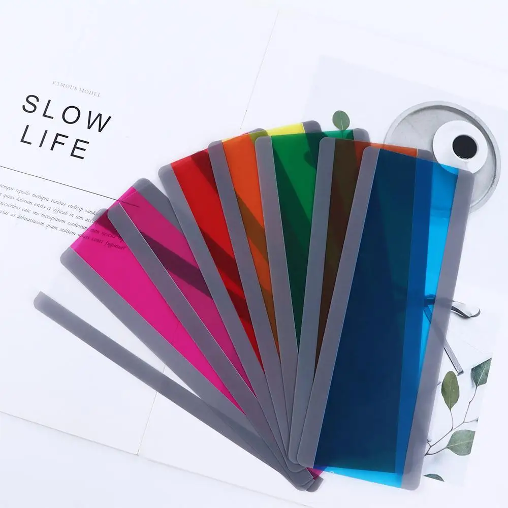 

Paper Transparent Reading Tracking Rulers Reading Highlight Strips Reading Guide Strip Reading Bookmarks Highlight Bookmarks