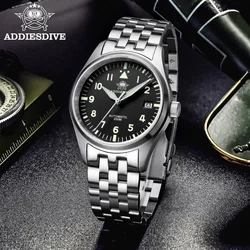 ADDIESDIVE MY-H2 Men Automatic Watch 20Bar Diver Waterproof NH35A Stainless Steel Mechanical watches Super Luminous reloj hombre