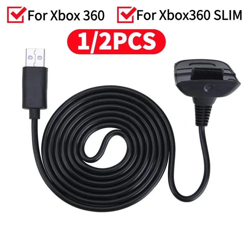 

USB Wireless Cable Charging Game Controller Gamepad Joystick Power Supply Charger Cable game cables for Xbox 360