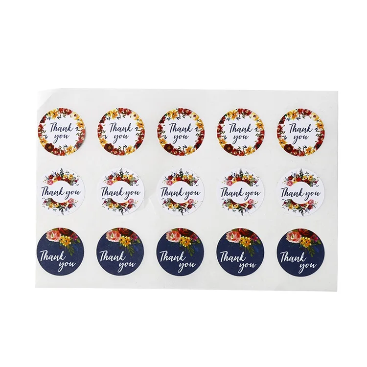 Individuelle Personalisierte Wasserfeste Vinyl-Aufkleber Selbstklebende Etiketten Schilder Druck Logo-Bögen für Geschäftsanpassung
