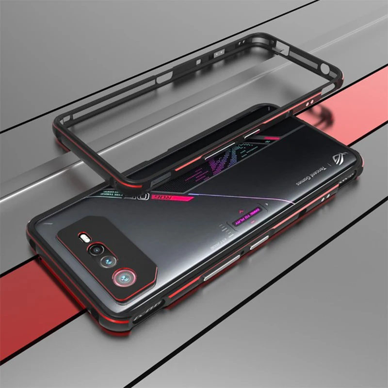 Luxury Metal Frame Lens Protection Phone Case Suitable For ASUS ROG 6 Pro 7 Pro Player Country Detachable Protective Case