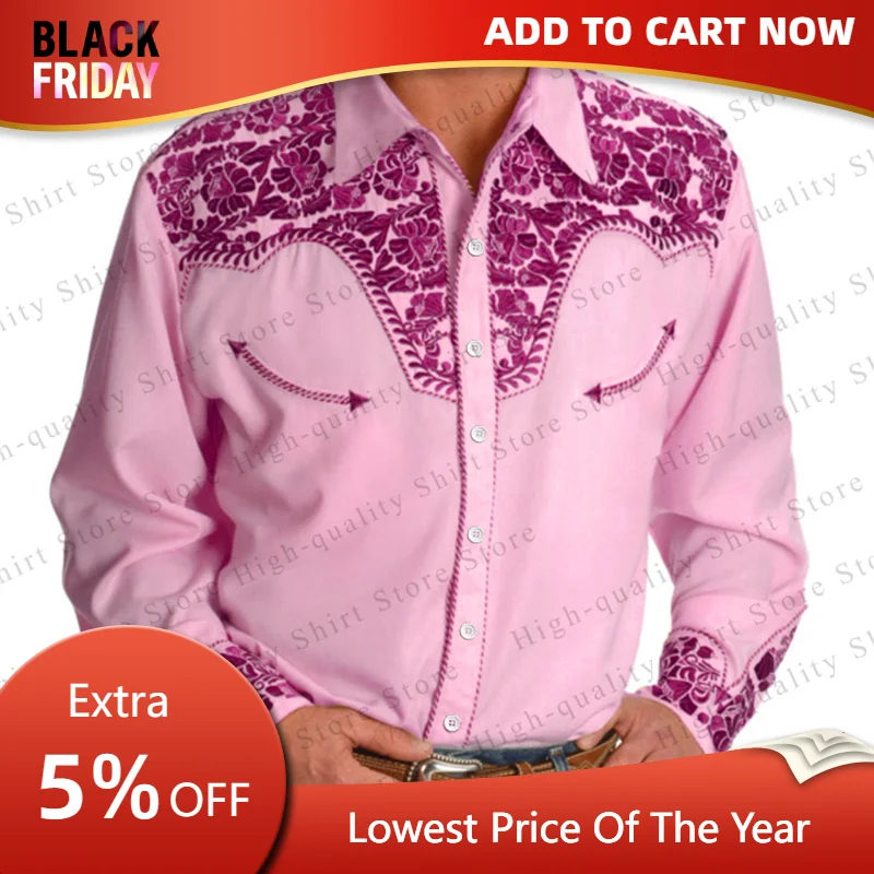 Western tribal ethnic style breathable men's shirt star color high-definition soft and comfortable top plus size men's clothing