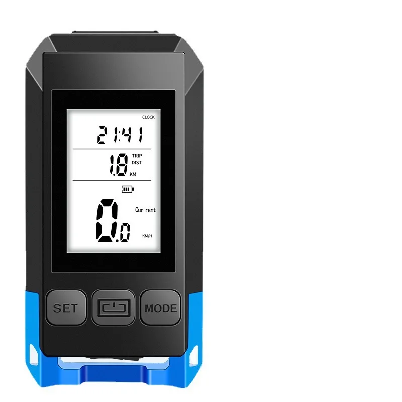 GPS Bike Computer Cycle Wireless Speedometer Bicycle Digital Stopwatch Cycling Computer With Speaker And Light