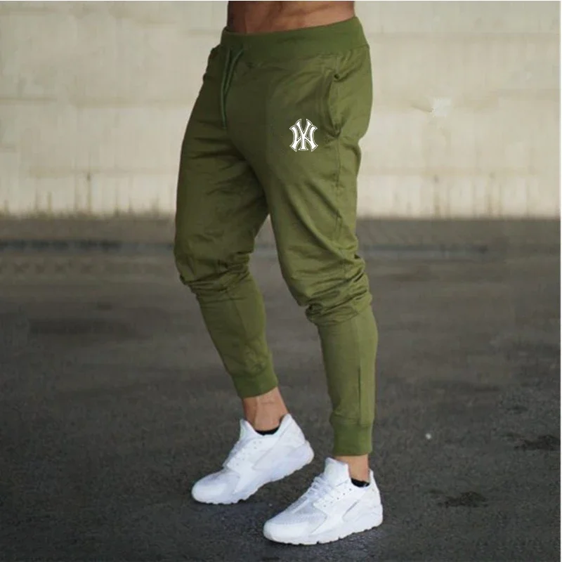 Men\'s pants summer casual pants men\'s new fitness sports jogging sportswear sports pants Harajuku street pants long pants