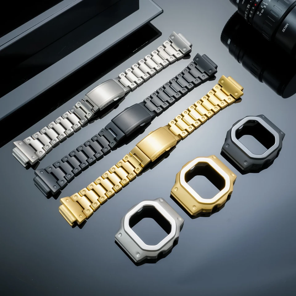 Lightweight Titanium Alloy Mod Kit For Casio DW-H5600 Watch Case