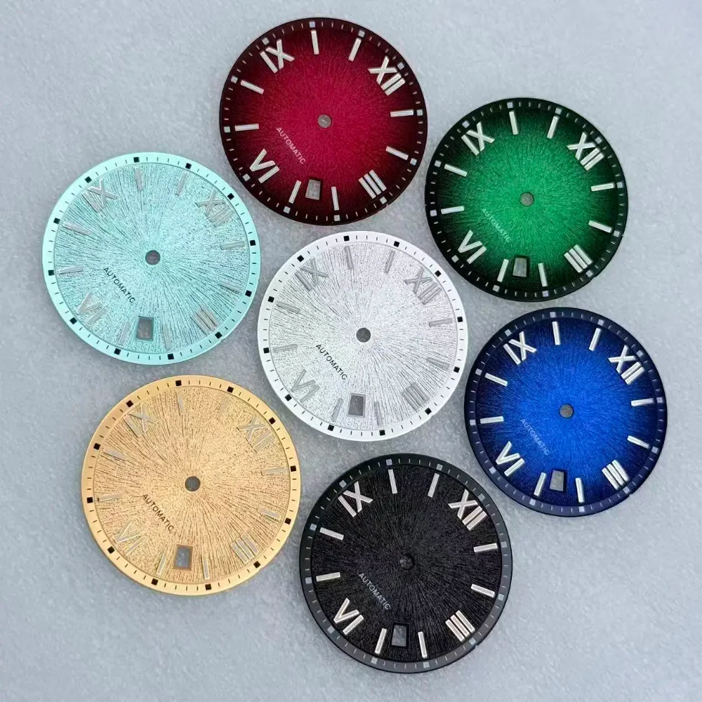New for NH35 31.8mm Watch Dial Roman Markers for NH35 Automatic Movement Case Mod Parts Accessories No Logo