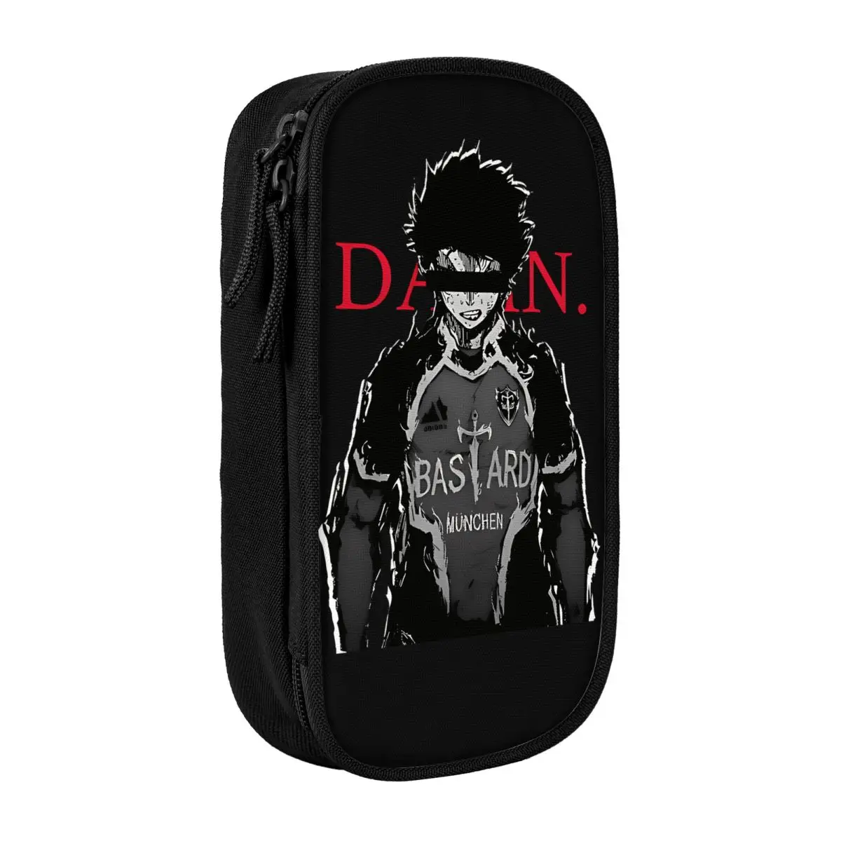 

Blue Lock Isagi Yoichi Bad Boy Style Art Pencil Case Canvas Pencil Box Boy Fashion Big School Pencil Cases Stationery Organizer