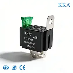 [25pcs/Box]KKA-A4F 30A Automotive Fuse Relay 12V/24V 4pin/5pin for Car Motor Boat Auto Vehicle