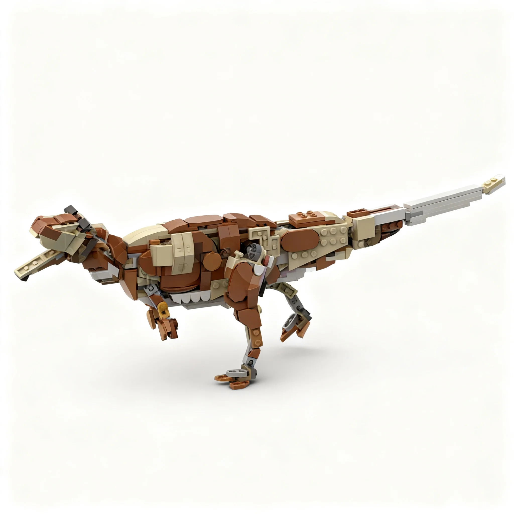 396pcs MOC Giganotosaurus Carson Paleo Accurate Creator Creator 3-in-1 Model Building Blocks Christmas Gift Toys Architecture