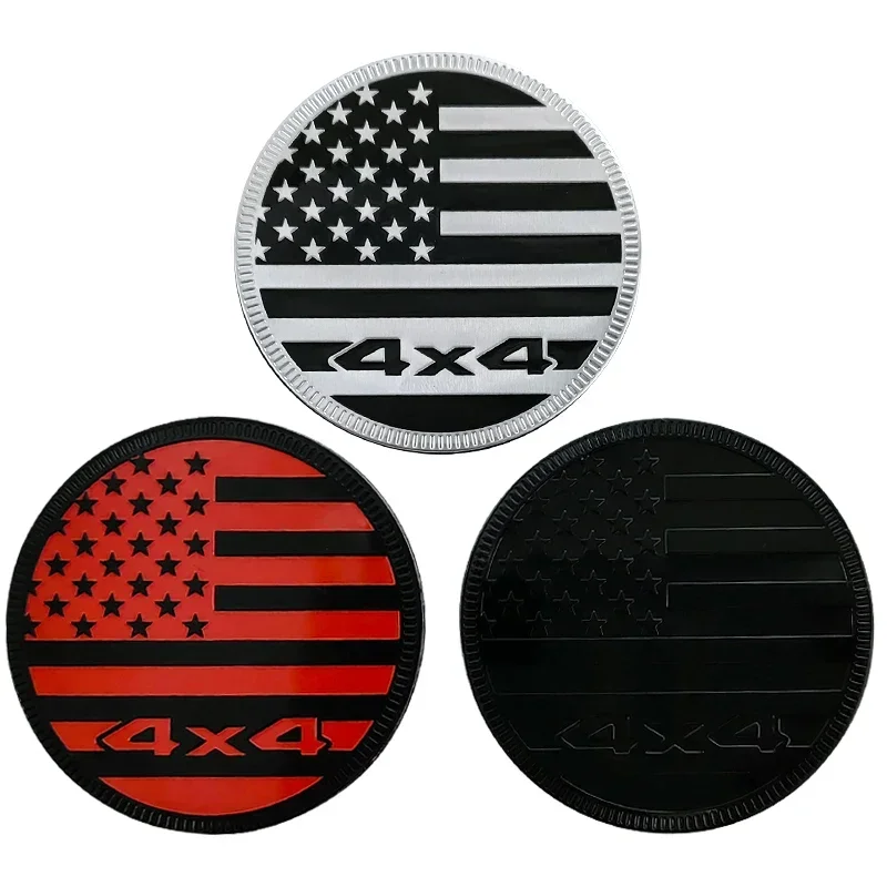 Alloy Car Trunk Decal Body Side American Flag Sticker for Jeep Tj Jk CHEROKEE COMMANDER COMPASS TRAILHAWK WRANGLER PATRIOT