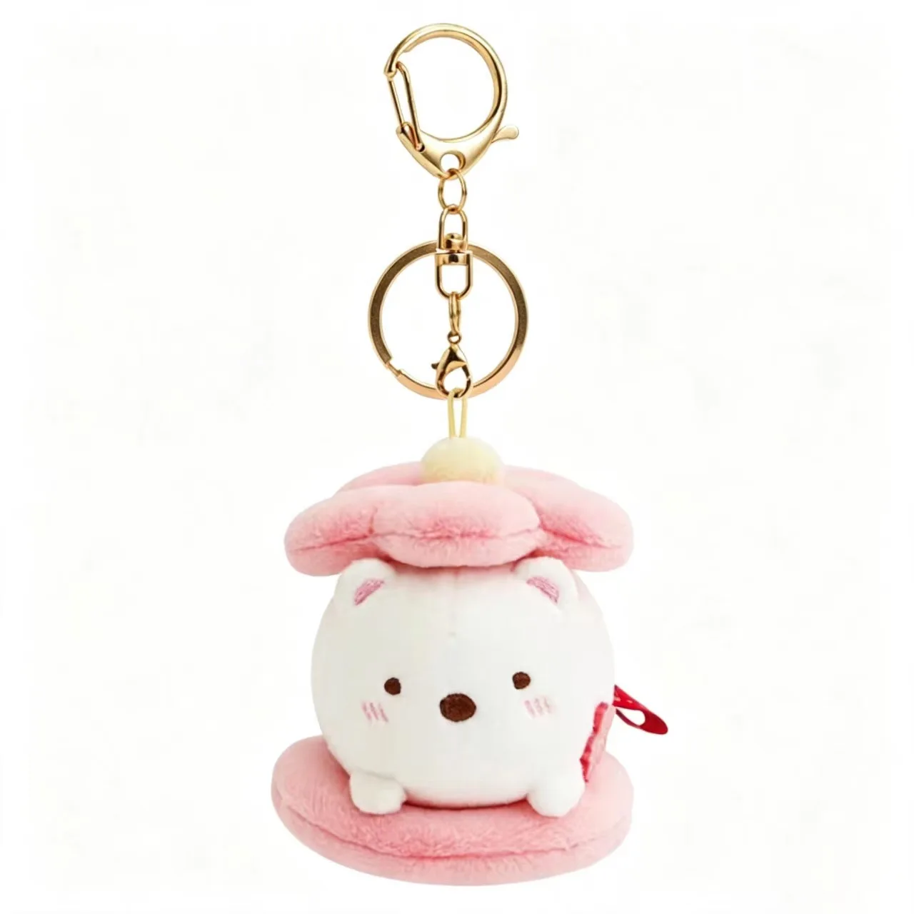 Cute Sumikko Gurashi Ice & Dessert Themed Plush Pendant Keychain Ebifurai Shirokuma Tokage Neko Mini Stuffed Doll Gift for Girls view 6