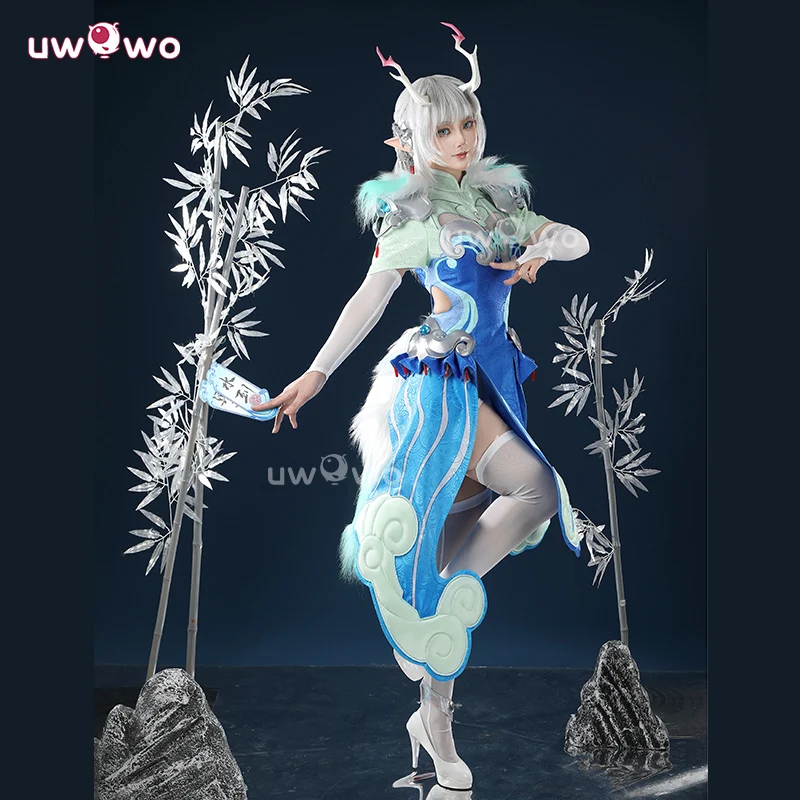 

UWOWO Collab Series: Kirikoo Cosplay Game Kirikoo Bai Ze Skin Cosplay Cosutme XS-2XL Halloween Cos