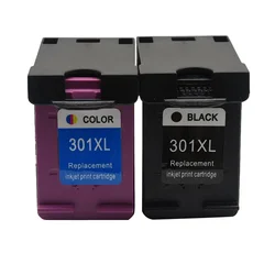 Cartouches d'encre 301XL pour imprimante HP, compatibles avec les modèles 301, Garden 301, Deskjet 1000, 1010, 1050, 1510, 2050, 2540, 2542, 2543, 2547, 2549