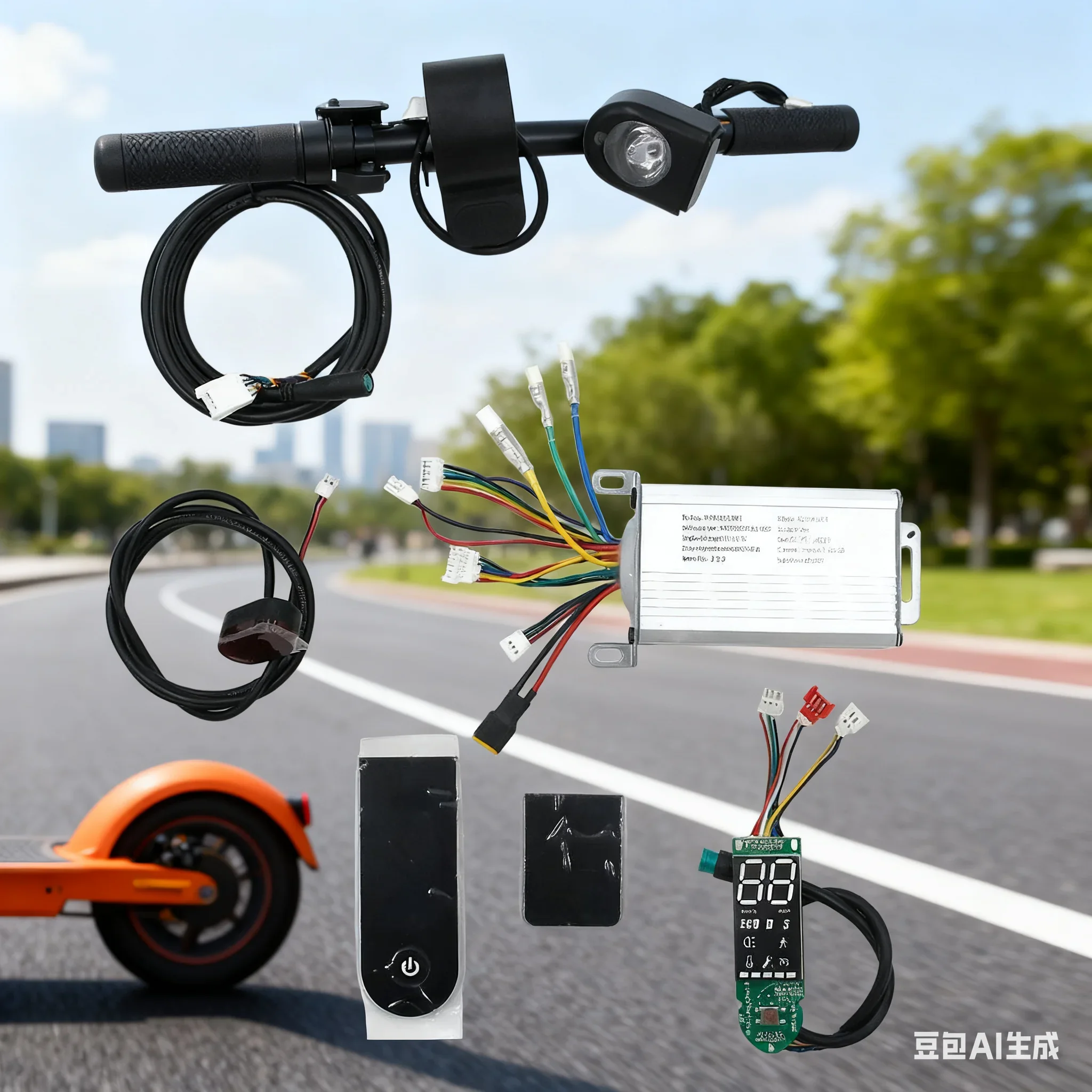 

36V 350W Electric Scooter Replace Suit Controller Dashboard Accelerator Replace Set For Xiaomi For M365 E-scooter Part Accessory