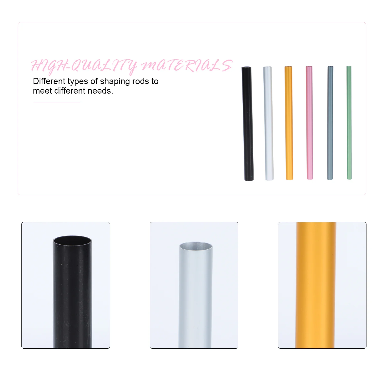 

12Pcs Nail Art Metal Crystal Shaping Rods Curve Nail Extension Tool Professional Manicure Supply Shaping Rods Manicure Supply