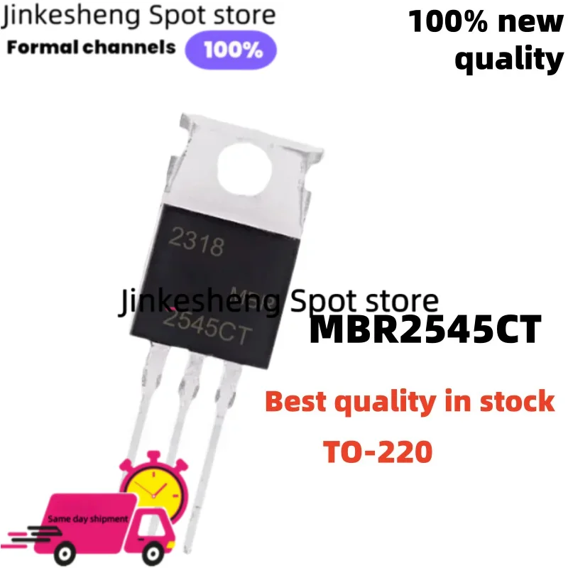 10/100pcs 100% new quality MBR2545CT 2545CT TO-220 MBR2545 mosfet transistor Schottky diode 30A 45V
