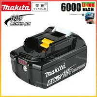 18V 6000mAH/6.0Ah Makita Original With LED lithium ion replacement LXT BL1860B BL1850 Makita rechargeable power tool battery