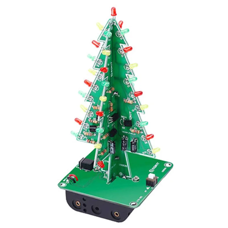 ABRE-DIY Kit LED para árbol de Navidad - Kit de circuito de luces intermitentes para diversión electrónica festiva