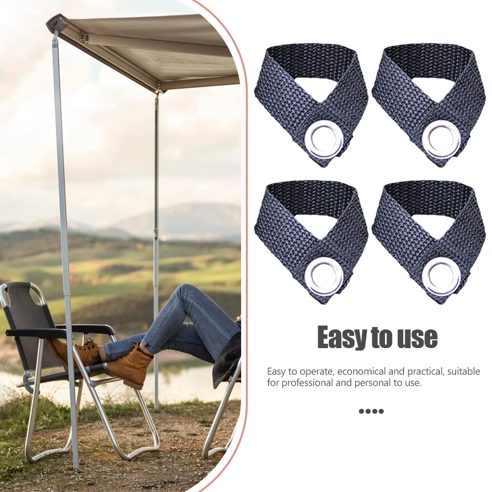 

10 Pcs Camping Tarp Tent Awning Fixture Canopy Pole Fixator Series Outdoor Fastening