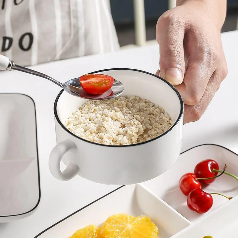 

Rectangular Porcelain Divided Plate 3 Section Ceramic Tray for Food Serving Dessert Fruit Home Kitchen Restaurant Tableware