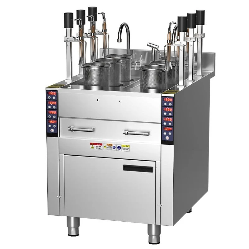 Automatic lifting noodle cooker Commercial new smart kitchen noodle restaurant Malatang multi-functional gas noodle cooker