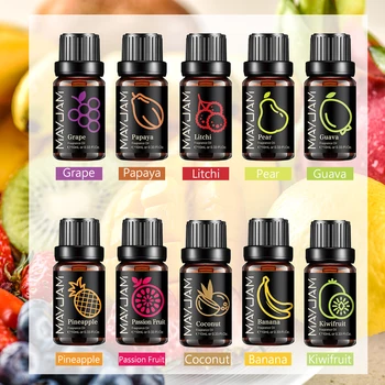 MAYJAM Fruit Essential Oil 10ml Cherry Banana Papaya Grape L...