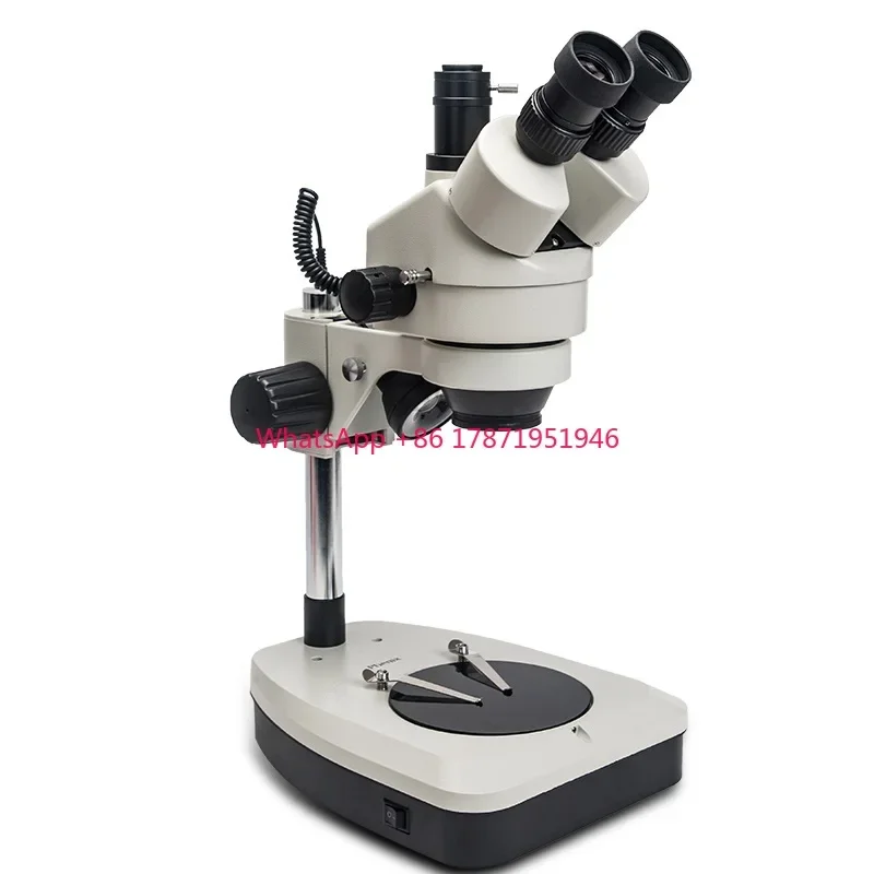 XTL-165 7X-45X Industrial Precision Parts Gem Jewelry Zoom Stereo Digital Trinocular Mobile Phone Repair Microscope