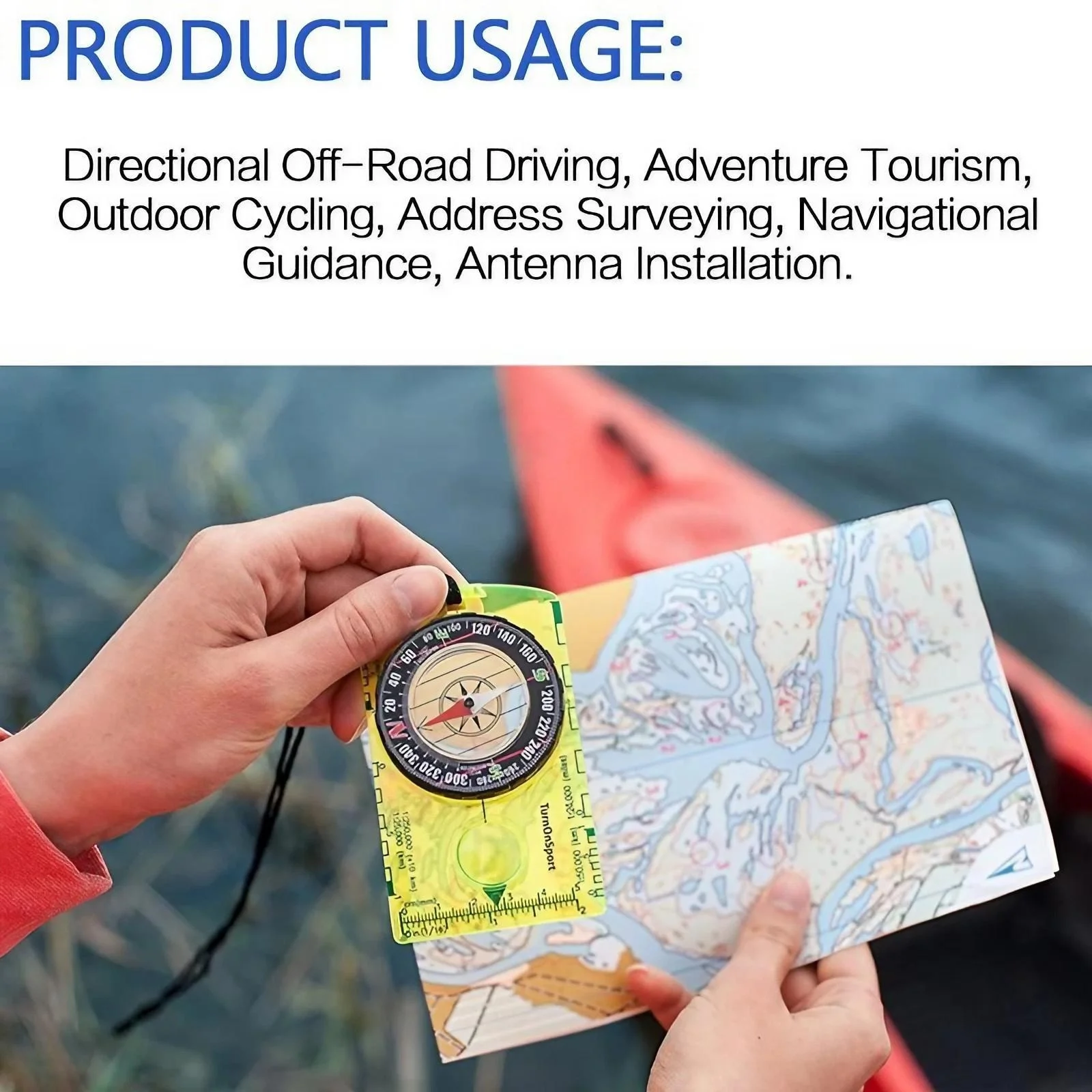 Professional Orienteering Compass Advanced Scout Hiking Compass for Backpacking Camping Map Reading Navigation