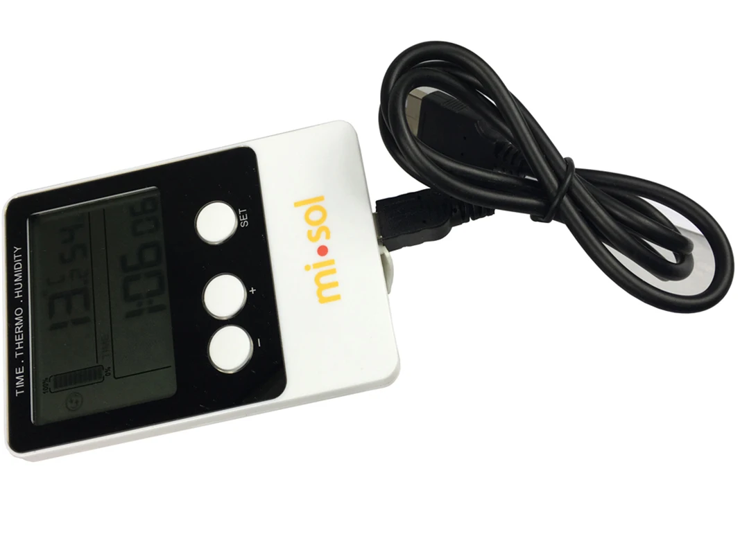 MISOL USB Temperature and Humidity Data Logger with Recording Function