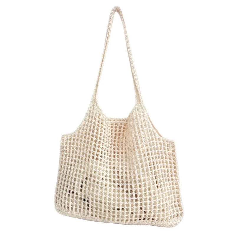 

A3PE Spacious Handbag With Elegant Crochet Design Shoulder Beach Bag For Everyday Use