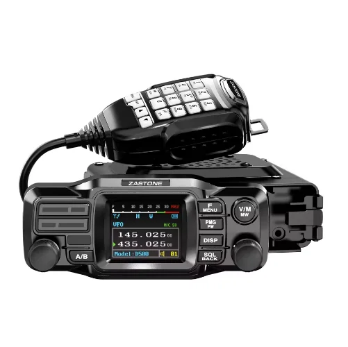 2026new ZASTONE D500 25W Car Walkie Talkie UV Dual Band Car Two Way Radio Station Dual Channel Receiver Split Type Car Mobile Ra