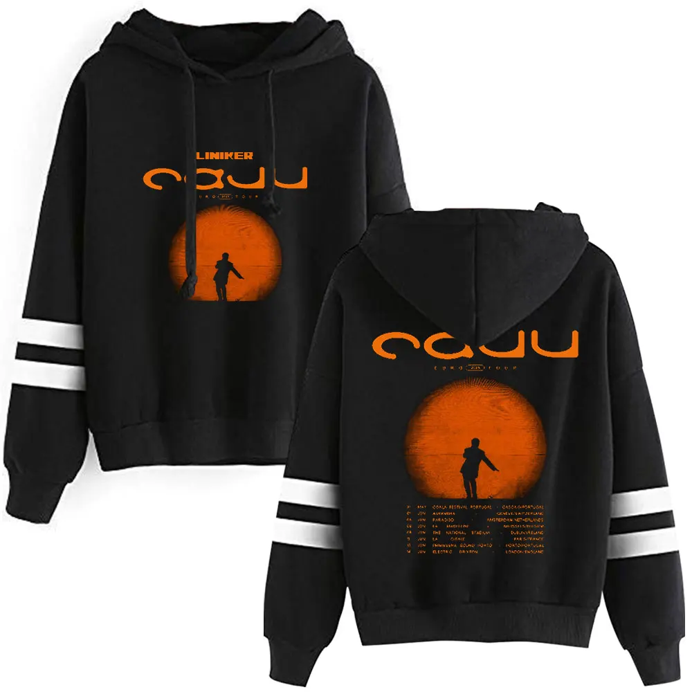 

Liniker CAJU Euro Tour 2025 Pocketless Parallel Bars Sleeve Sweatshirt Man/Woman Pullover Long-Sleeved Top