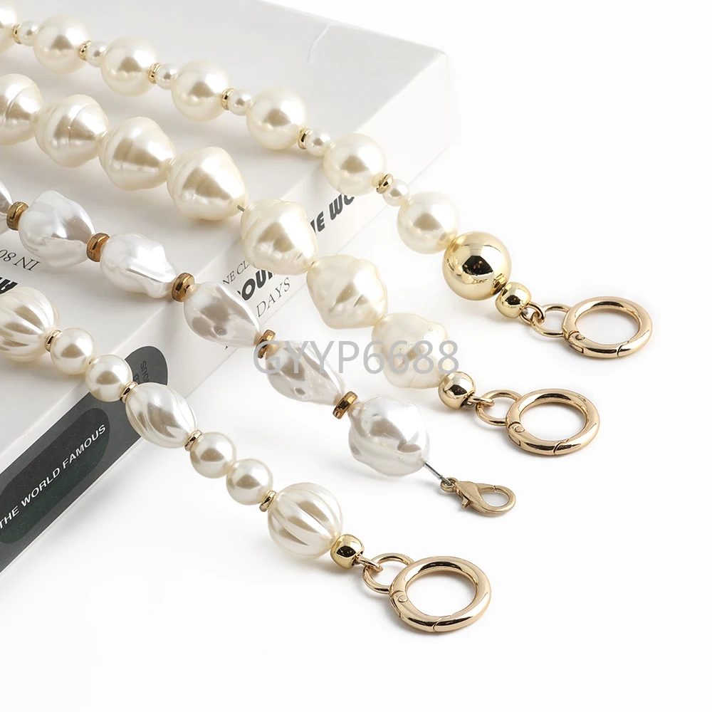 

1/3/5 шт. Жемчужная цепочка с бусинами для мобильного телефона, короткий ремешок для сумки, кошелька, кроссбоди, сменная ручка для сумки, аксессуары для самостоятельного изготовления