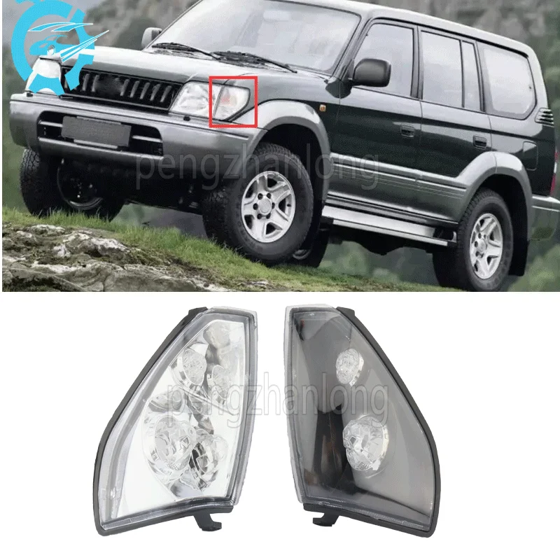 Car Corner Lamp Turn Signal Light Shell For Toyota LAND CRUISER PRADO LC90 FJ90 RZJ90 VZJ95 KZJ95 1998-2002