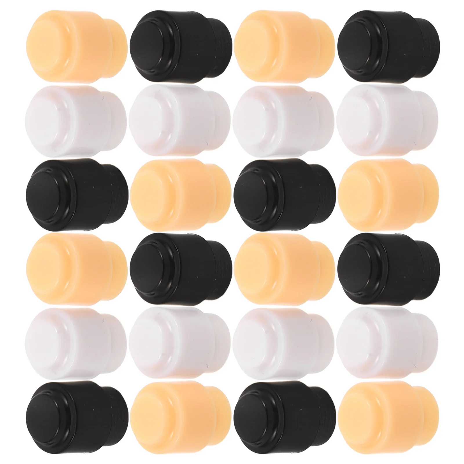 

30Pcs Electric Guitar Pickup Selector Switch Caps Plastic Knob Replacement 1Cm Central Hole Round Toggle Tip Caps Bass Amplifier