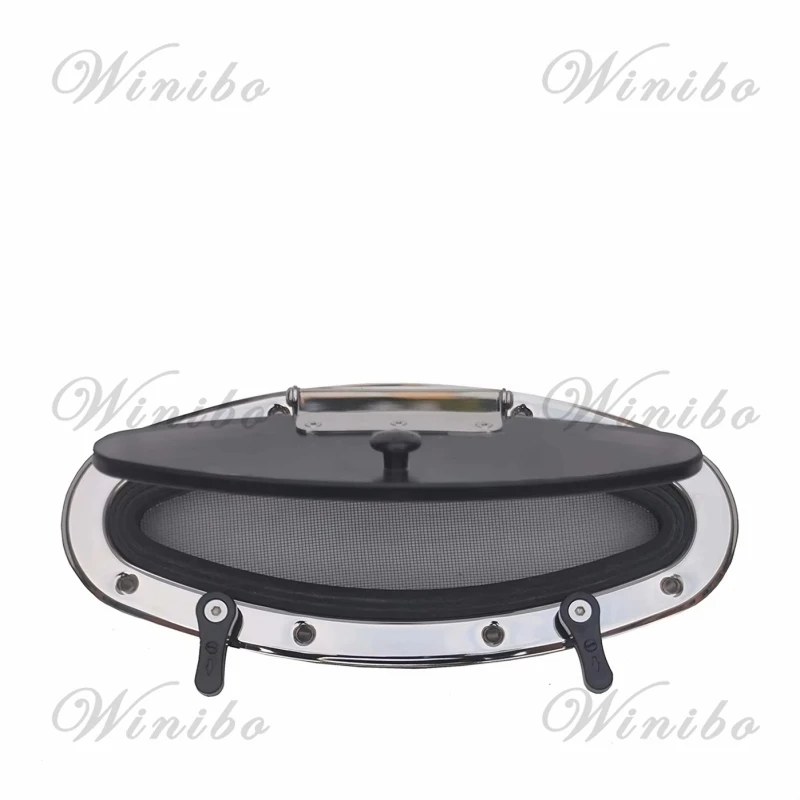 Ultra-thin Marine Stainless Steel Eye Shape Porthole With Mosquito Screen Opening Porthole Window Hatch For Marine Boat Yacht