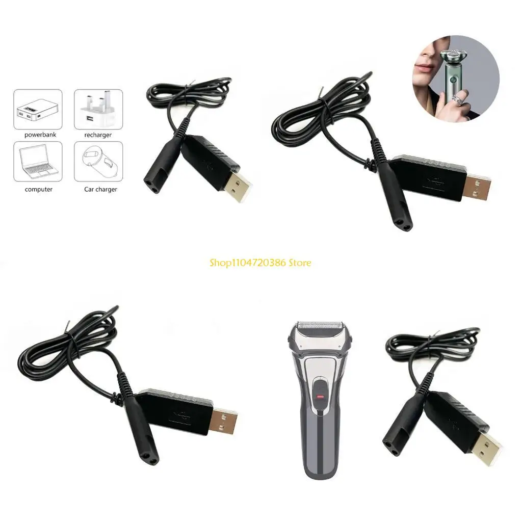 K0EA Universal USB Shaver for Braun1-9 Shaver Models USB Charging Cable Cord