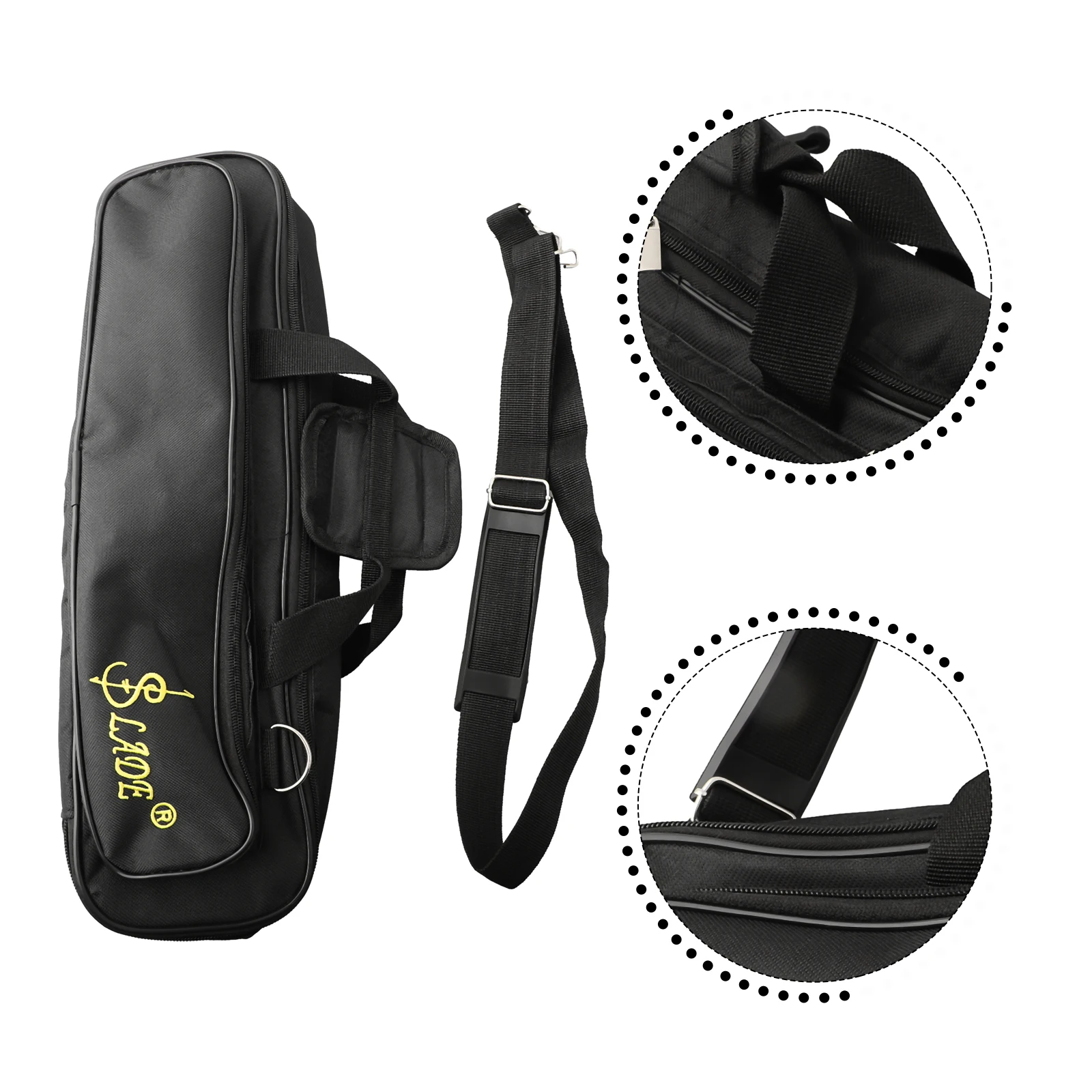for flute Bag Soft Lining 1617 Holes for flute Storage Bag Padded Concert With Adjustable Shoulder Strap Waterproof Music Tool