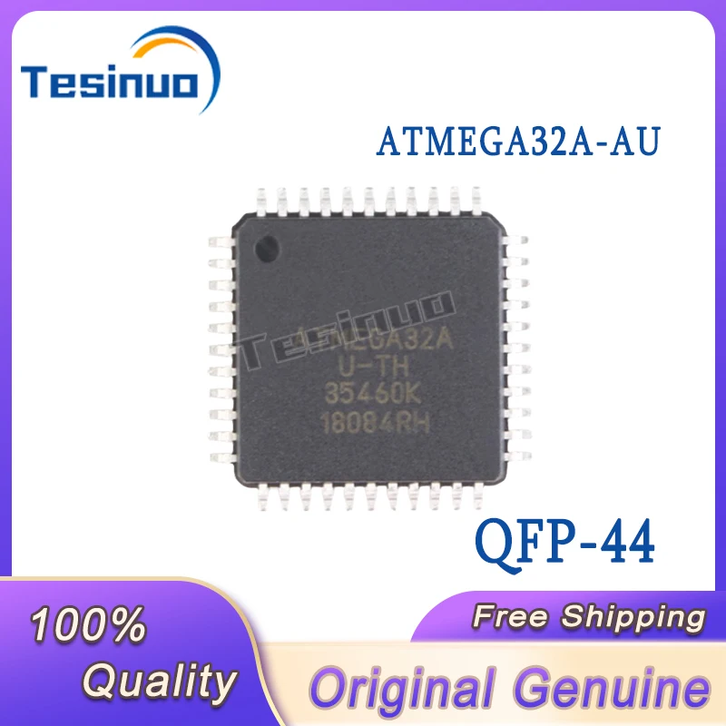 5/PCS New Original ATMEGA32A-AU QFP-44 8-Bit Microcontroller AVR 32K Flash Memory Ic Chip In Stock